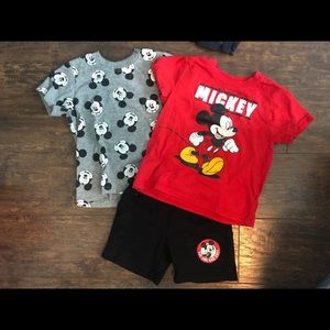 Mickey Mouse outfit with two tops